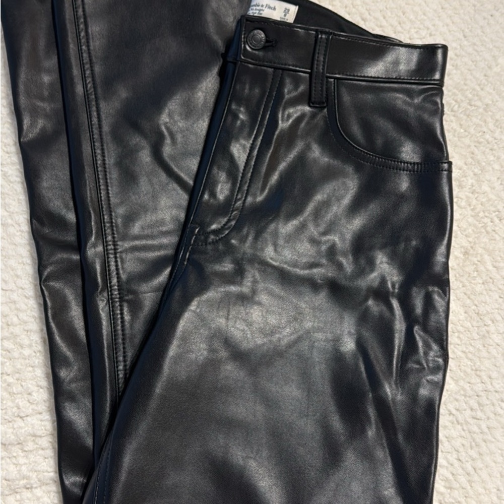 Abercrombie leather pants